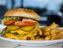 burger closeup