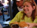 customer w burger