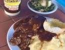 Meatloaf and mashed potatoes special